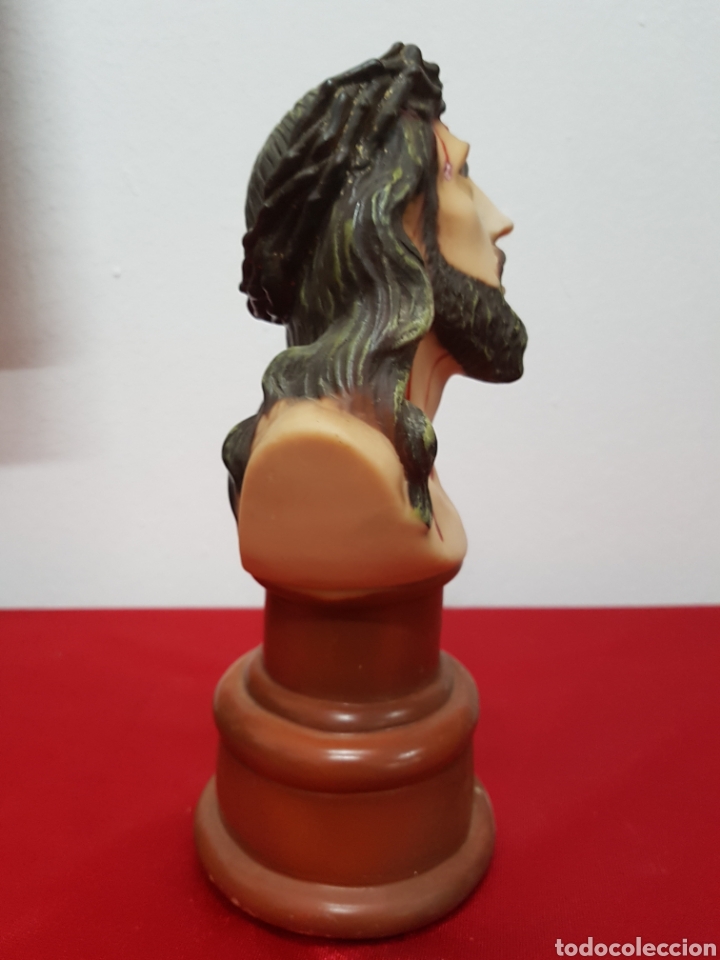 Arte: Busto de Cristo de pl&aacute;stico y arena - Foto 4