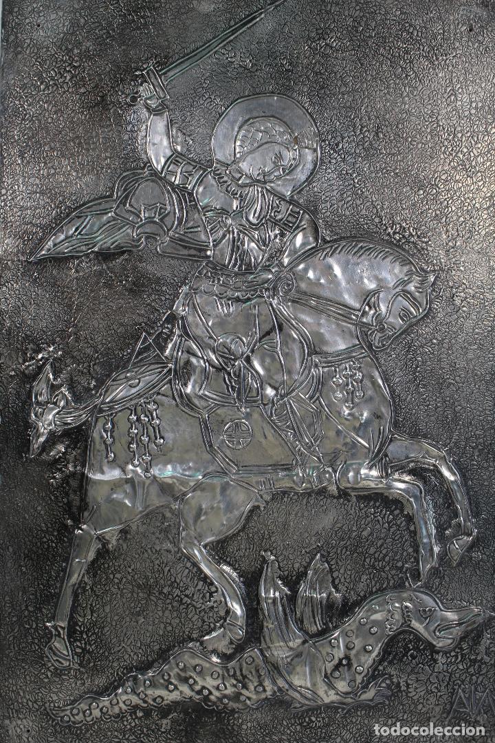 Arte: cuadro de san jorge en esta&ntilde;o - Foto 2
