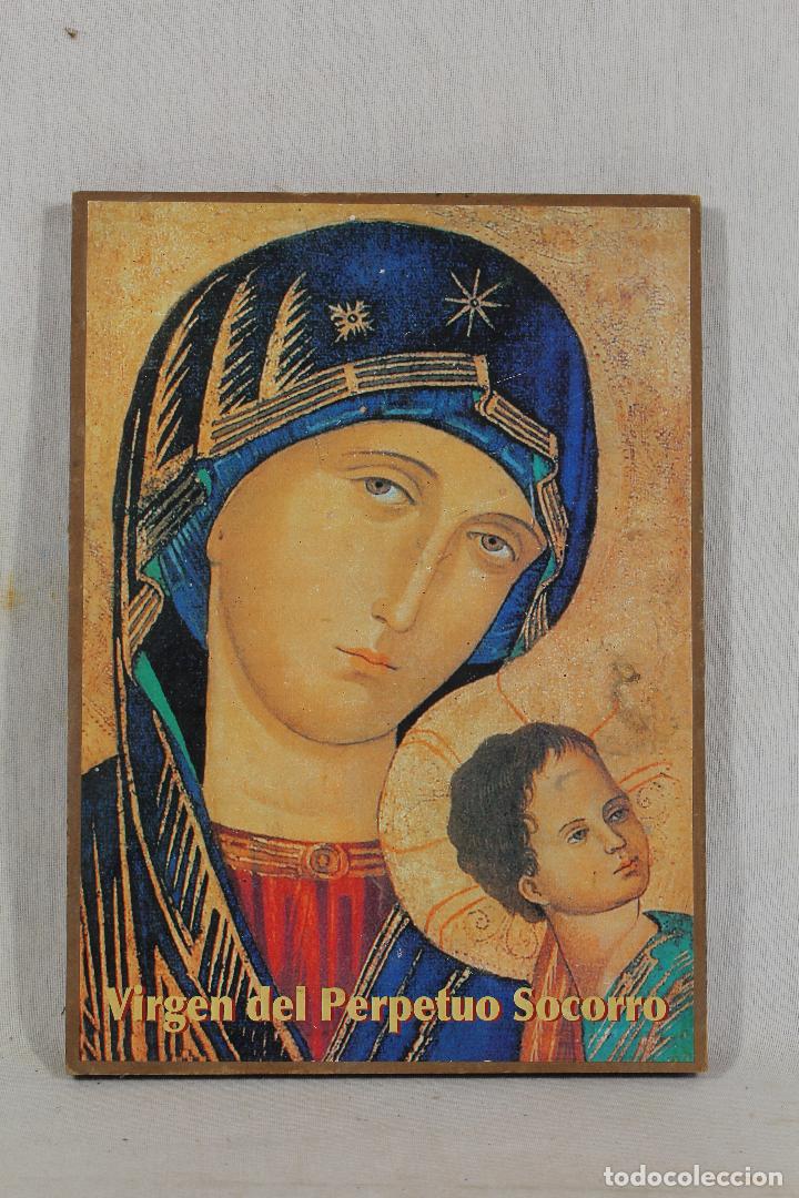 Arte: cuadro icono lamina sobre madera - Foto 2