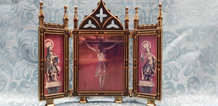 Arte: TRIPTICO  EN  BRONCE - Foto 1