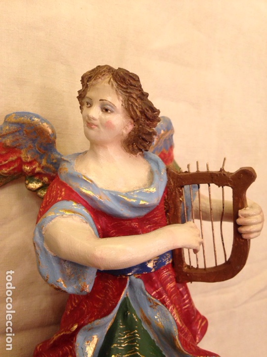 Arte: Angel de terracota 22 cm - Foto 3