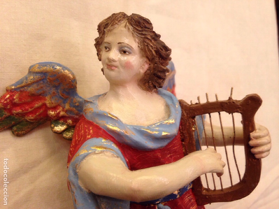Arte: Angel de terracota 22 cm - Foto 4