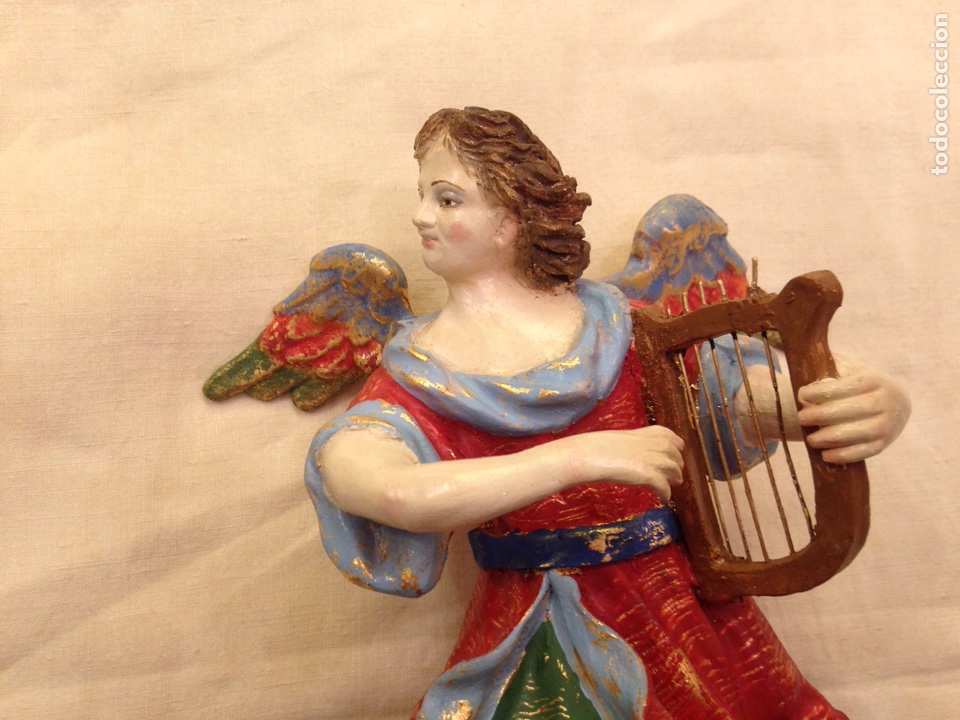 Arte: Angel de terracota 22 cm - Foto 5