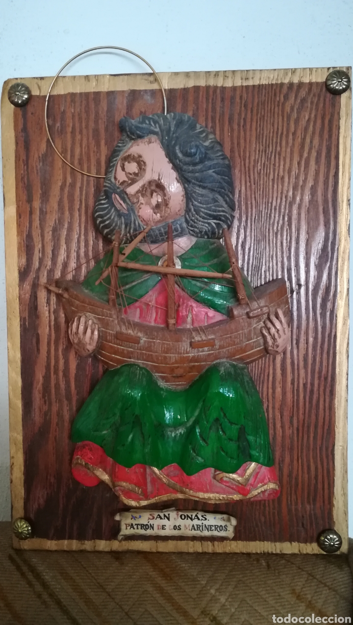 Arte: Talla de madera de San Jonas - Foto 1