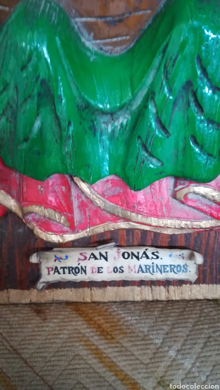 Arte: Talla de madera de San Jonas - Foto 2