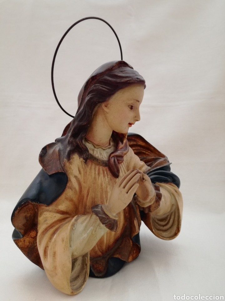 Arte: AntIgua Virgen Estuco. - Foto 3