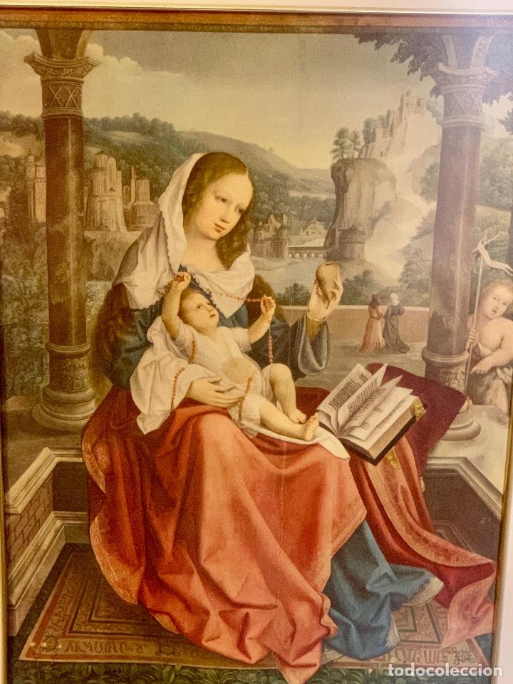 Arte: CUADRO RELIGIOSO VIRGEN CON NI&Ntilde;O - Foto 2