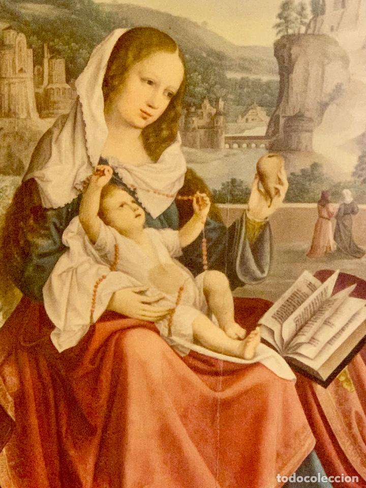 Arte: CUADRO RELIGIOSO VIRGEN CON NI&Ntilde;O - Foto 3