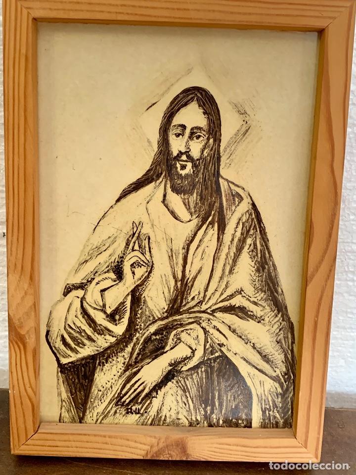 Arte: - CUADRO SAGRADO CORAZ&Oacute;N - Foto 2