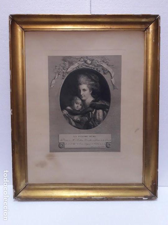Arte: Grabado franc&eacute;s S. XVIII - Foto 1