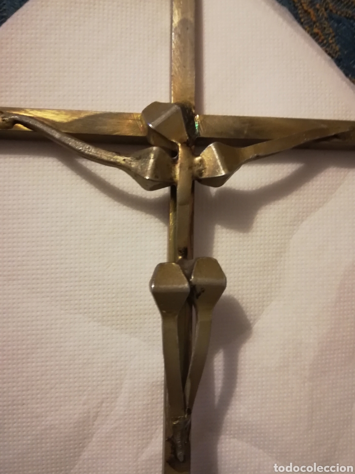 Arte: Cristo artesanal con materiales de desecho - Foto 1