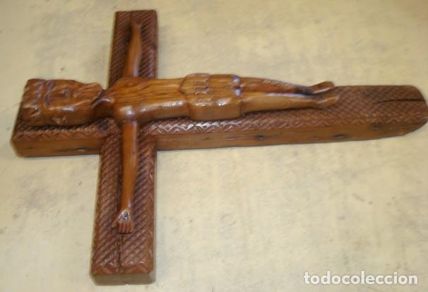 Arte: Cristo tallado antiguo - Foto 6