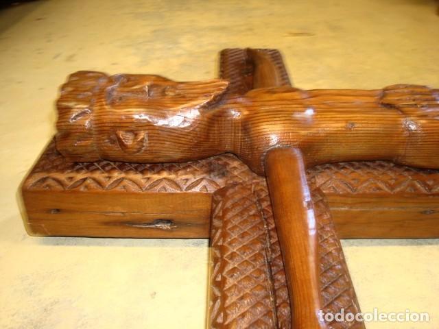 Arte: Cristo tallado antiguo - Foto 7