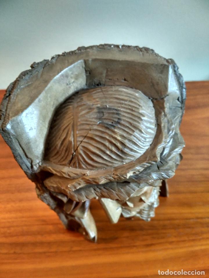 Arte: ROSTRO DE CRISTO TALLADO EN MADERA - Foto 4