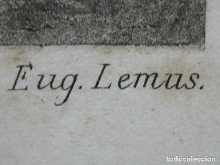 Arte: Antiguo grabado. Hoja de libro - Foto 4