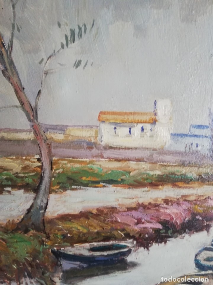 Arte: Paisaje con Barcas de Carbonell - Foto 2