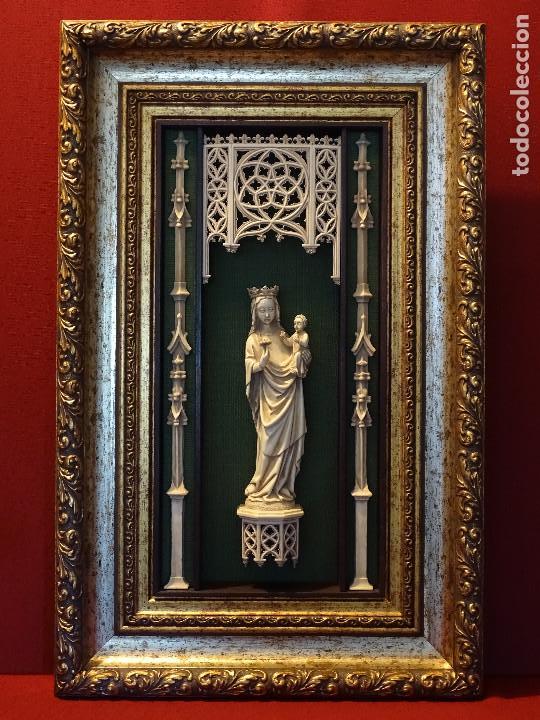 Arte: MARCO VIRGEN CON NI&Ntilde;O - Foto 1