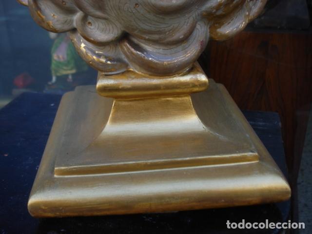 Arte: SXIX Magn&iacute;fica talla de madera Inmaculada Concepci&oacute;n - Foto 49