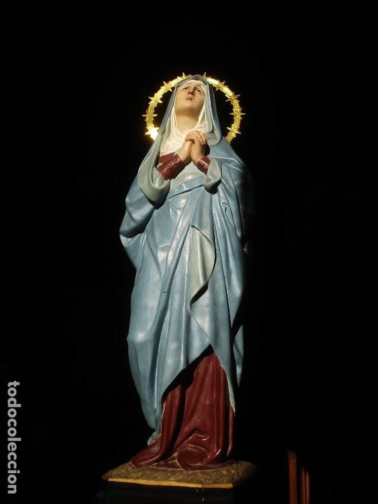 Arte: ANTIGUA MADRE DOLOROSA EL ARTE CRISTIANO PASTA DE MADERA