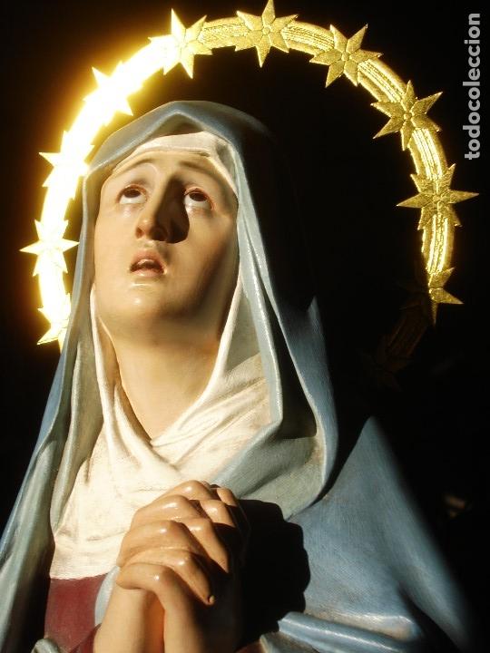 Arte: ANTIGUA MADRE DOLOROSA EL ARTE CRISTIANO PASTA DE MADERA