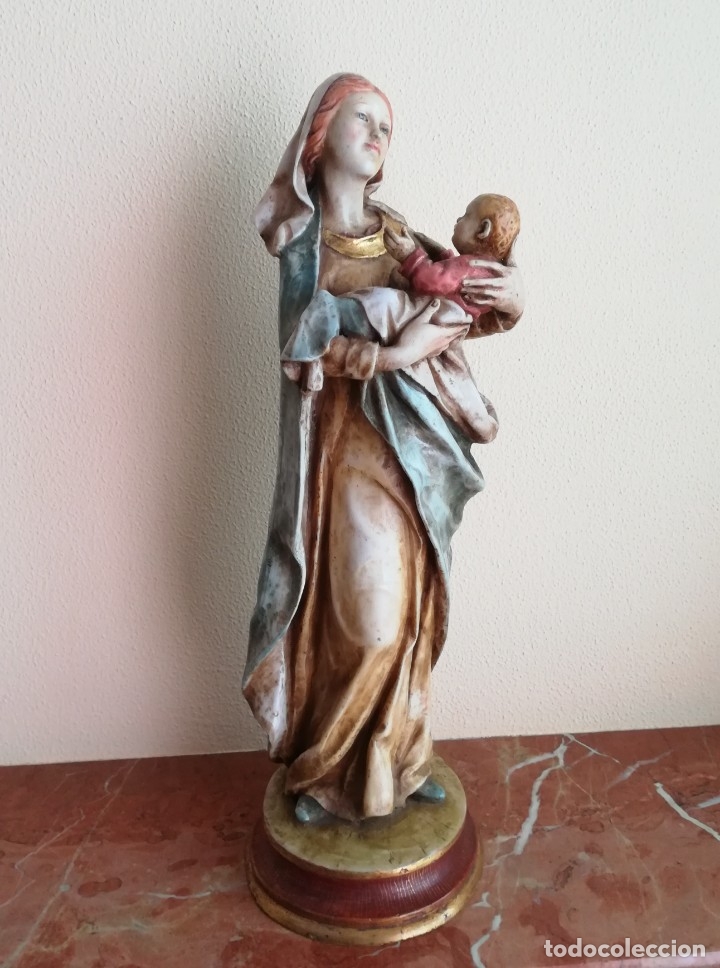 Arte: Virgen de alabastro - Foto 7
