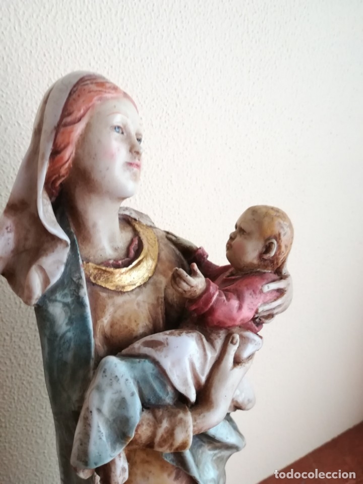 Arte: Virgen de alabastro - Foto 8