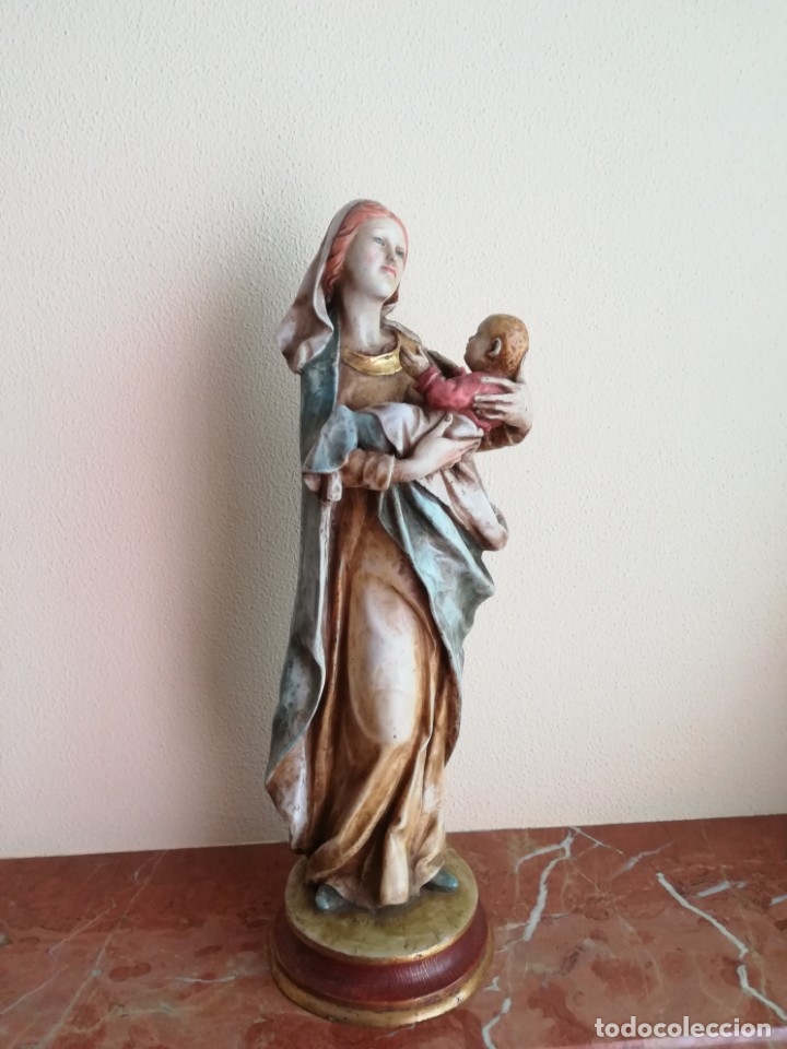 Arte: Virgen de alabastro - Foto 9