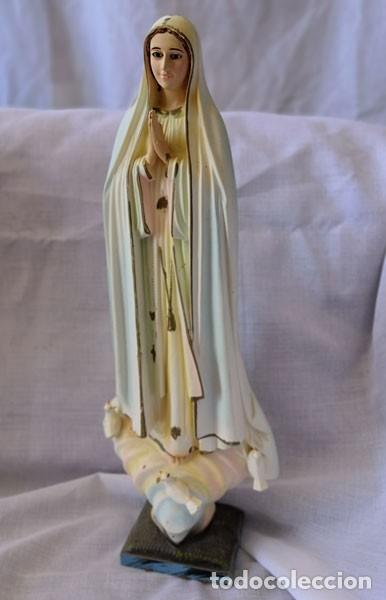 Arte: VIRGEN DE F&Aacute;TIMA EN ESTUCO - Foto 1