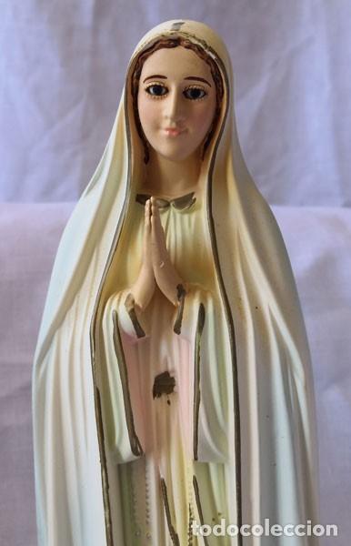 Arte: VIRGEN DE F&Aacute;TIMA EN ESTUCO - Foto 2
