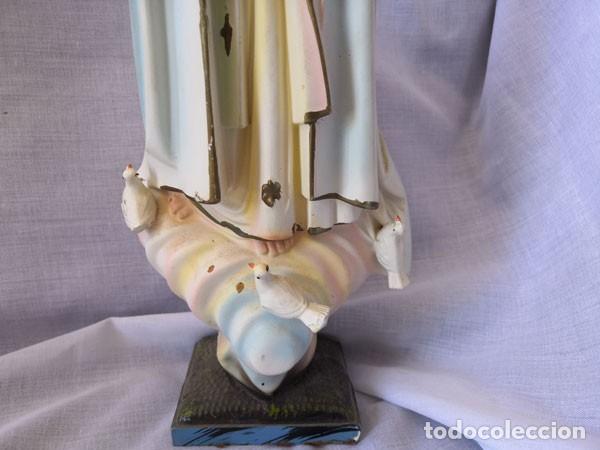 Arte: VIRGEN DE F&Aacute;TIMA EN ESTUCO - Foto 4