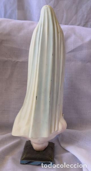 Arte: VIRGEN DE F&Aacute;TIMA EN ESTUCO - Foto 6