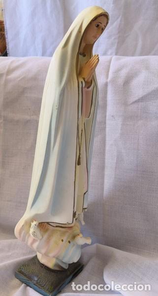 Arte: VIRGEN DE F&Aacute;TIMA EN ESTUCO - Foto 7