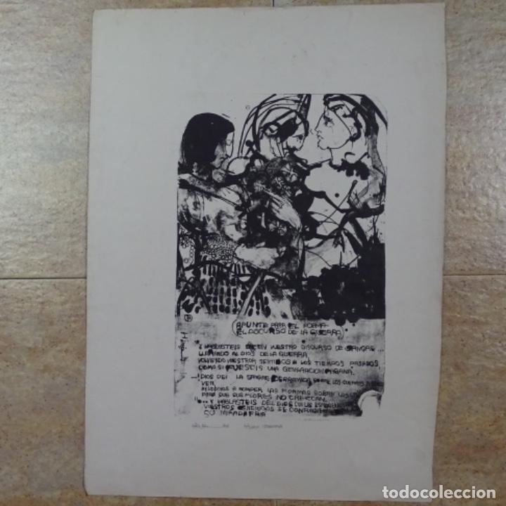 Arte: Litograf&iacute;a ilegible 2/3. - Foto 1