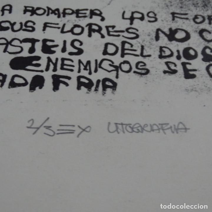 Arte: Litograf&iacute;a ilegible 2/3. - Foto 8