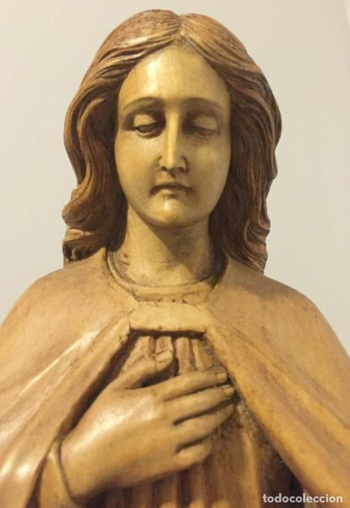 Arte: VIRGEN INMACULADA EN MADERA DE NOGAL - Foto 1