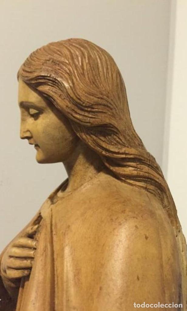 Arte: VIRGEN INMACULADA EN MADERA DE NOGAL - Foto 2