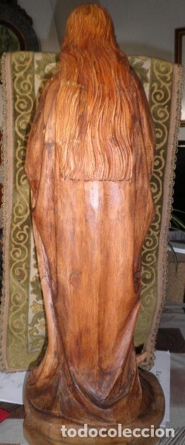 Arte: VIRGEN INMACULADA EN MADERA DE NOGAL - Foto 7
