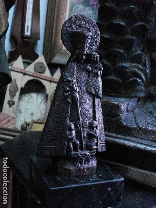 Arte: Virgen de los Desamparados de calamina - Foto 2