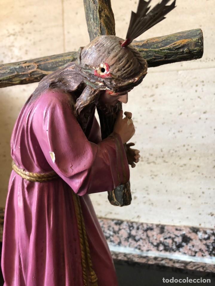 antigua y fina figura de cristo del gran poder - Comprar ...