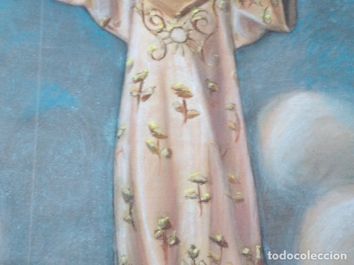 Arte: NI&Ntilde;O DIOS PINTADO AL PASTEL - Foto 6