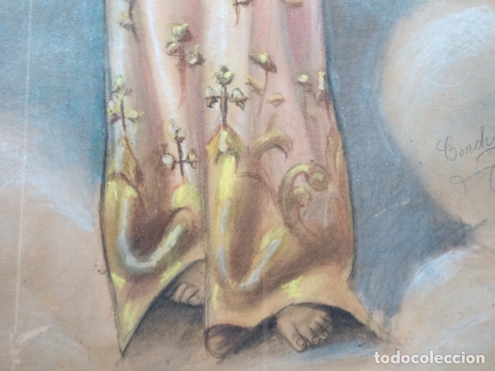 Arte: NI&Ntilde;O DIOS PINTADO AL PASTEL - Foto 7