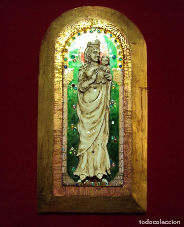 Arte: Virgen g&oacute;tica con ni&ntilde;o - Foto 9