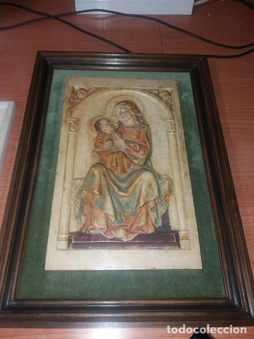 Arte: VIRGEN CON EL NI&Ntilde;O. OREJUDO. - Foto 1
