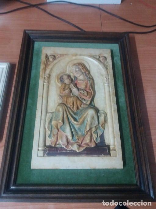 Arte: VIRGEN CON EL NI&Ntilde;O. OREJUDO. - Foto 3