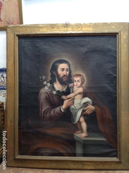 Arte: &Oacute;leo sobre lienzo ,san jose - Foto 1