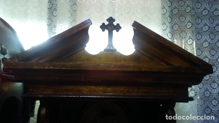 Arte: CRISTO CRUCIFICADO EN CAPILLA DE MADERA - Foto 4