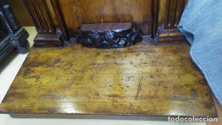 Arte: CRISTO CRUCIFICADO EN CAPILLA DE MADERA - Foto 5