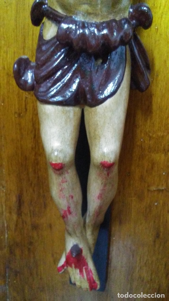 Arte: CRISTO CRUCIFICADO EN CAPILLA DE MADERA - Foto 10