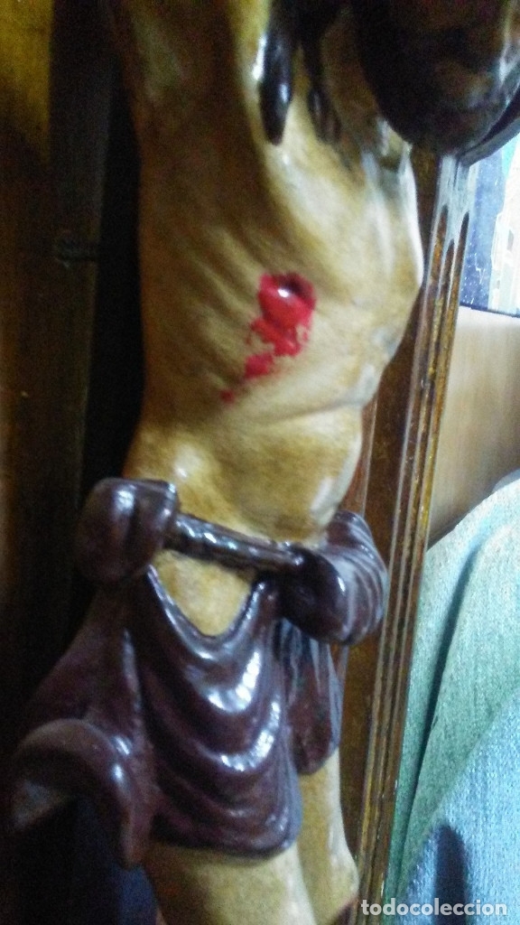 Arte: CRISTO CRUCIFICADO EN CAPILLA DE MADERA - Foto 15