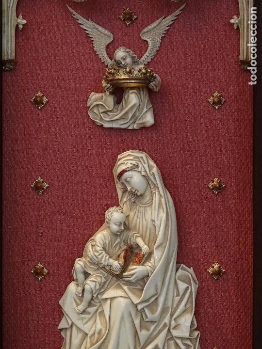 Arte: VIRGEN CON NI&Ntilde;O G&Oacute;TICA. - Foto 3